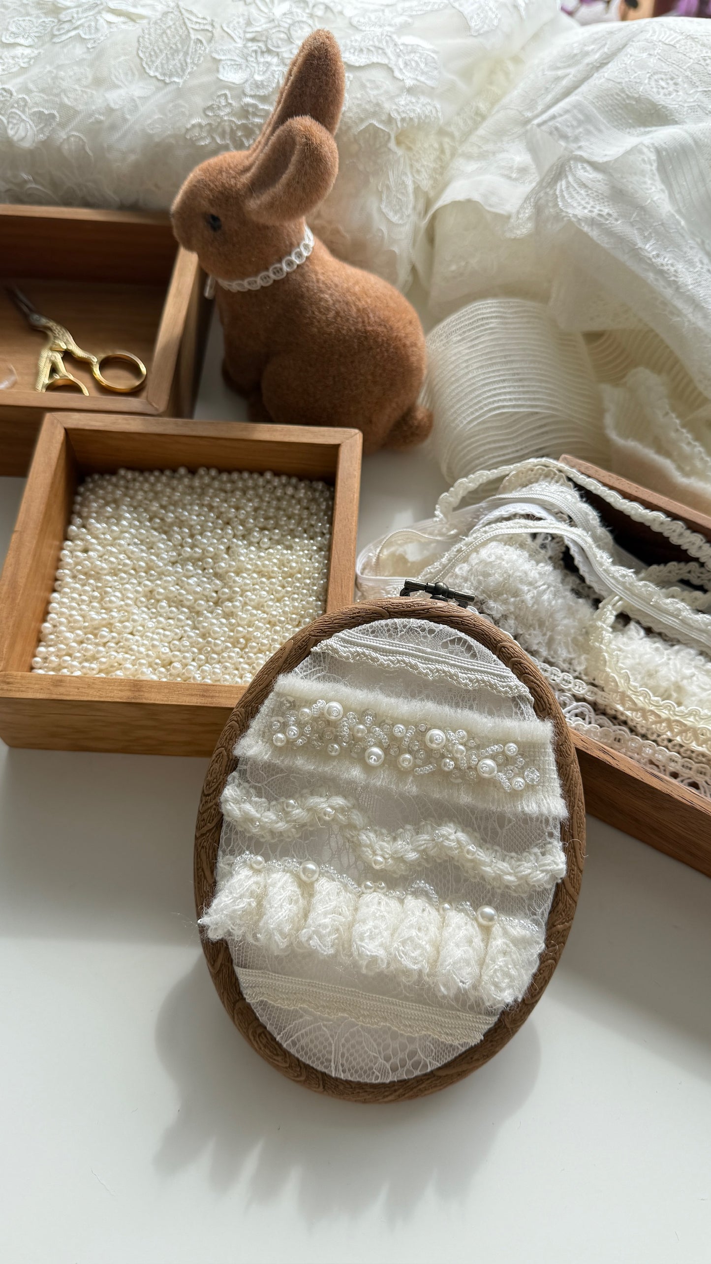 Easter Lace Egg Embroidery Workshop - FT Design Consultants