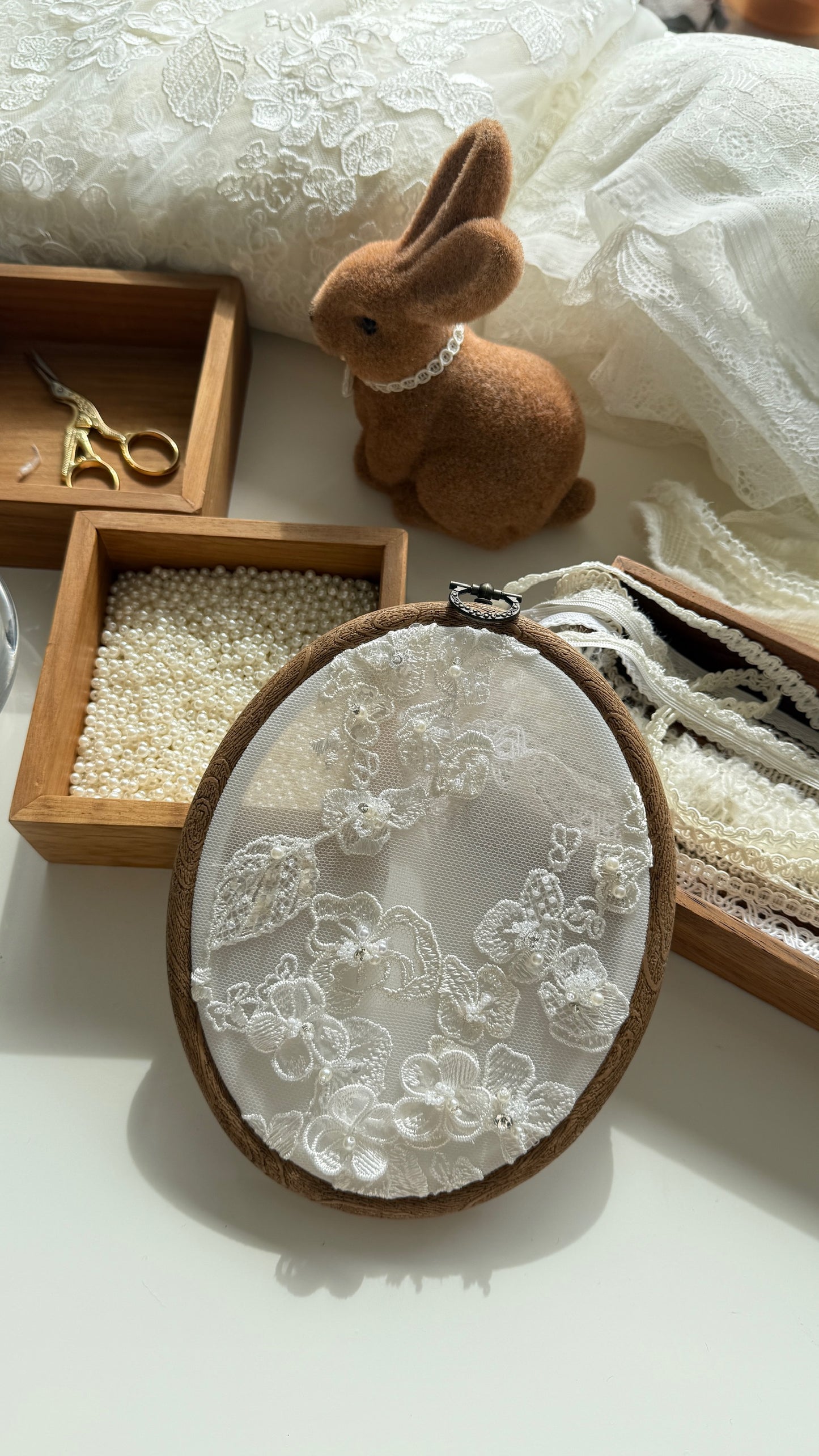 Easter Lace Egg Embroidery Workshop - FT Design Consultants