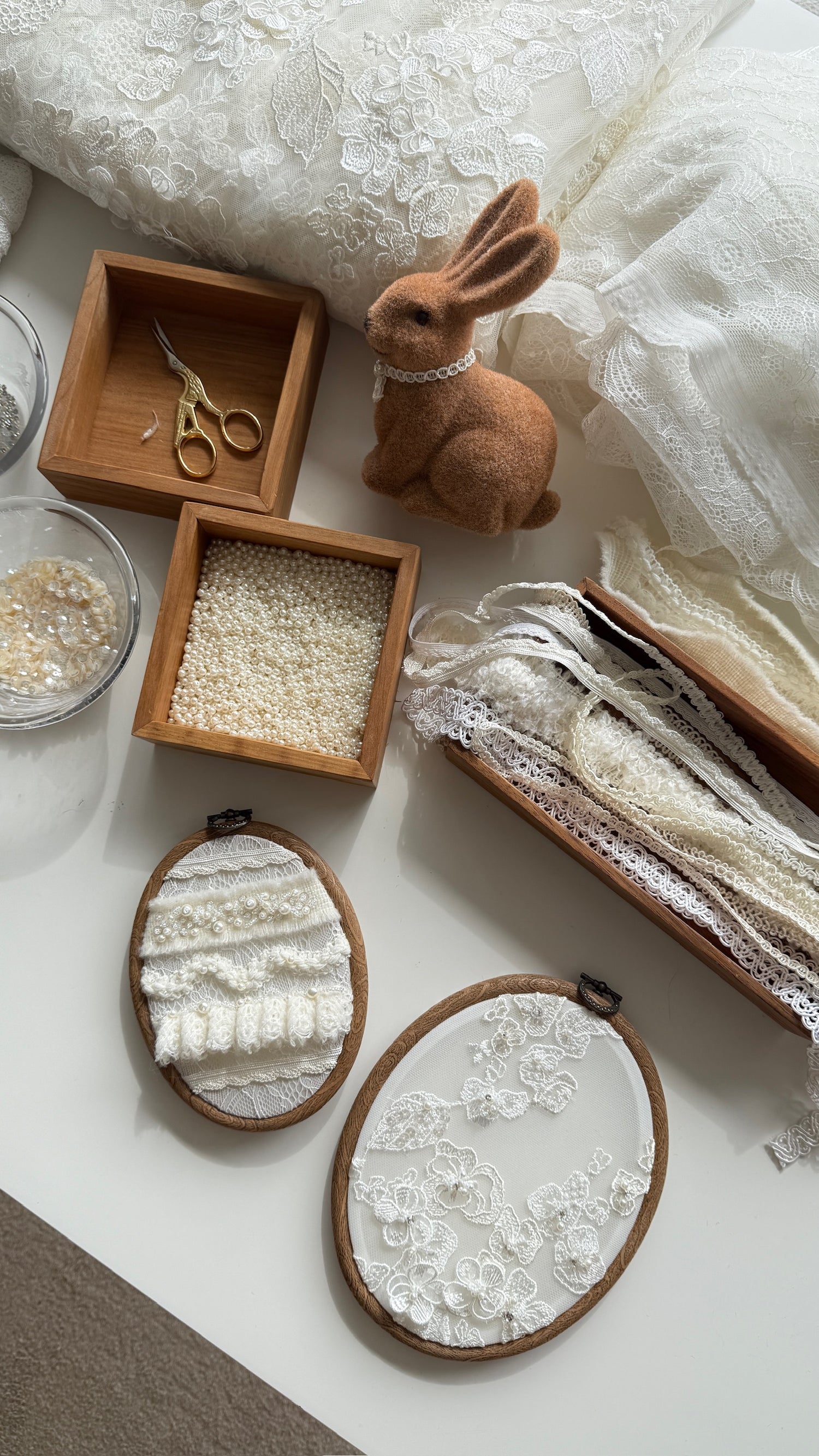 Easter Lace Egg Embroidery Workshop - FT Design Consultants