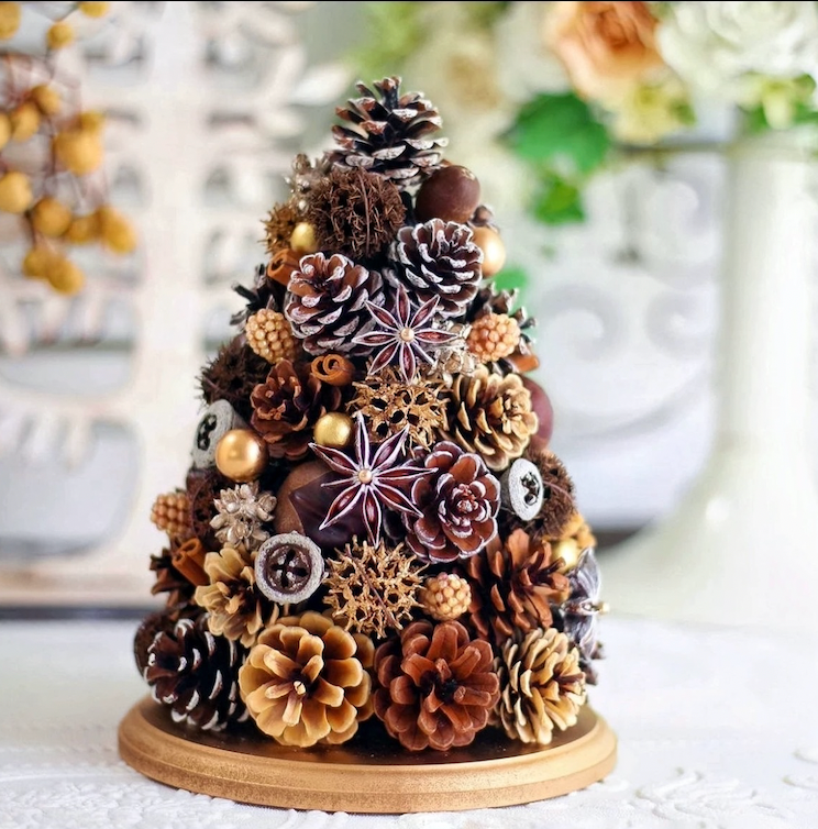 Pinecone tree and Candle holder workshop - FT Design Consultants