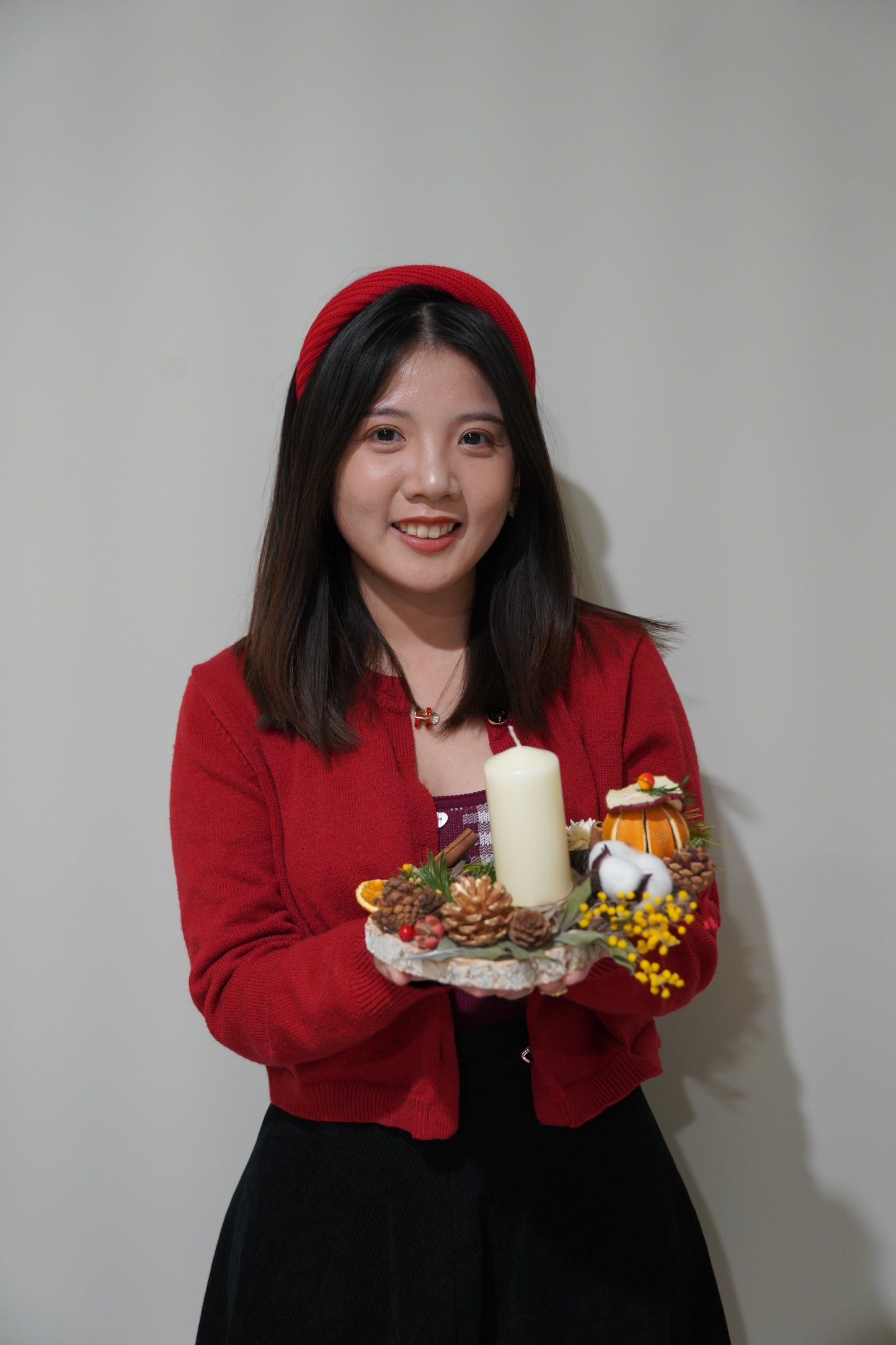 2025 Pinecone tree and Candle holder workshop