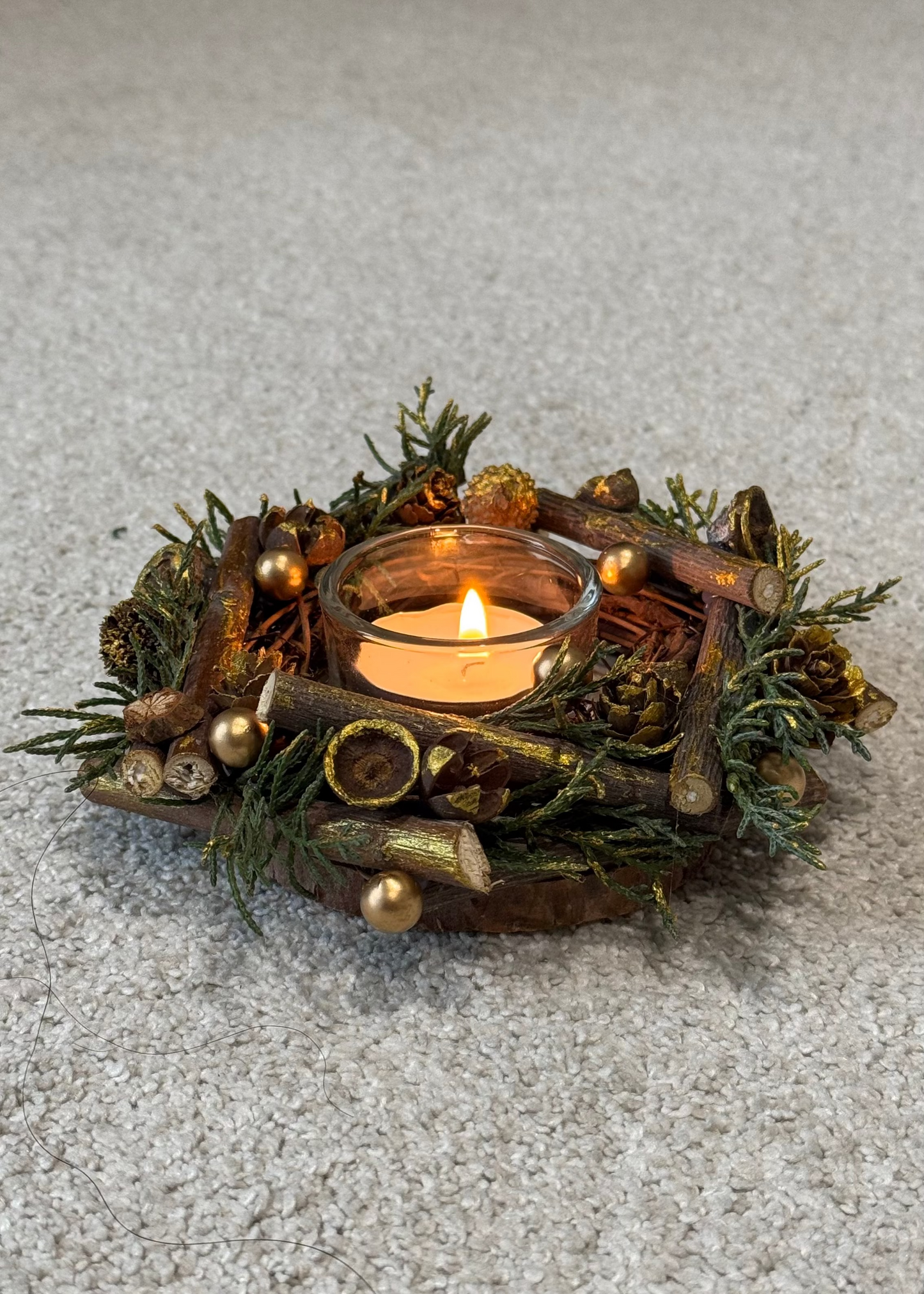 2025 Pinecone tree and Candle holder workshop
